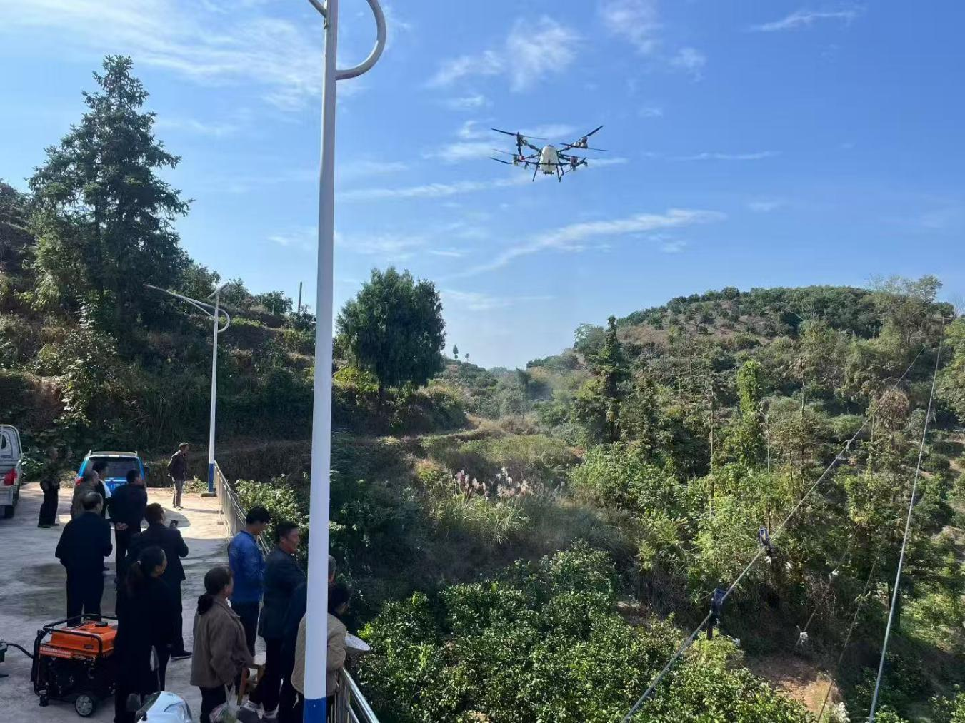 借低空科技发展现代农业 麻阳隆家堡乡“低空+农业”模式受认可