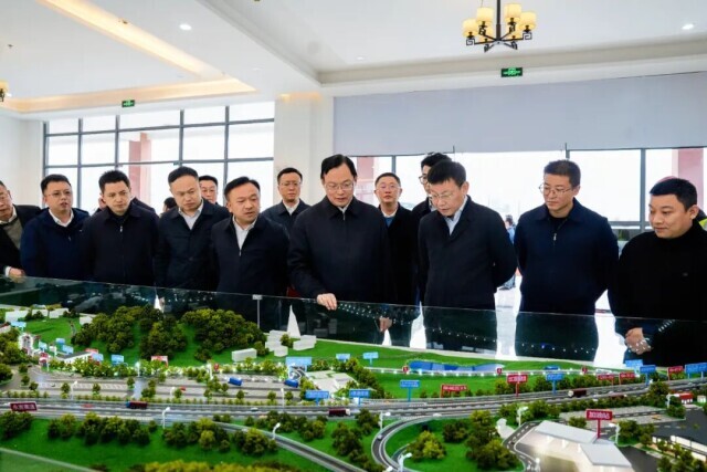 湖南高速集团率队督察项目建设调研乡村振兴