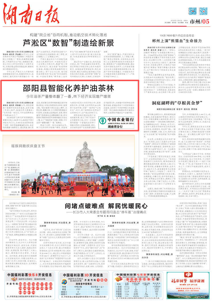 邵阳县智能化养护油茶林 | 湖南日报市州版头条