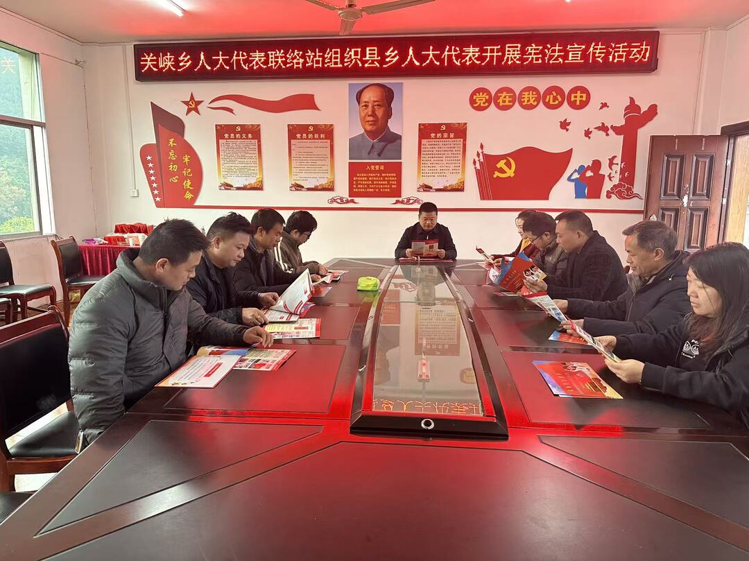 党建引领聚合力部门联动普法治——绥宁县关峡苗族乡多部门联合开展宪法宣传惠民活动