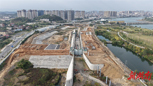 潇湘船闸建设加速冲刺！预计明年5月正式通航