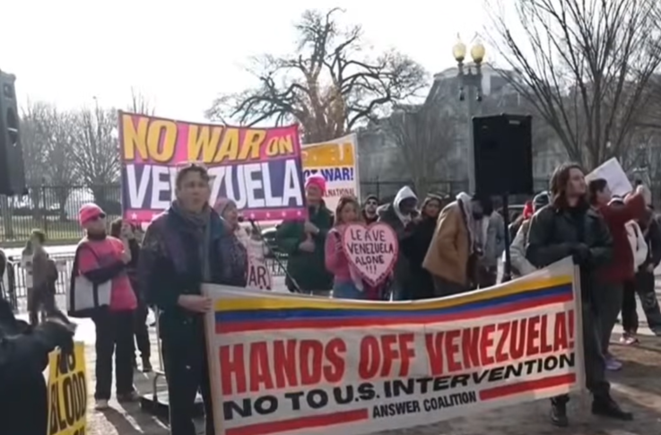 美军事动作频频搅动拉美局势 全美逾60城举行抗议活动