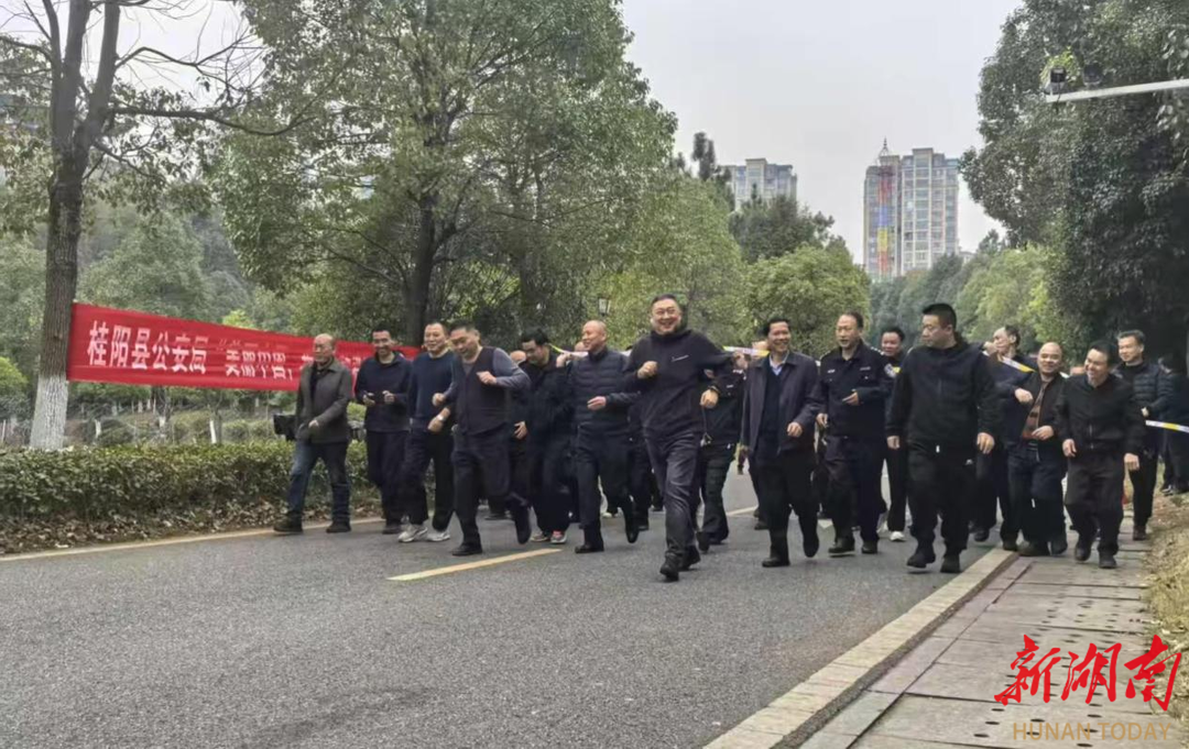 全警练兵，淬火砺剑！桂阳公安体能普测展英姿
