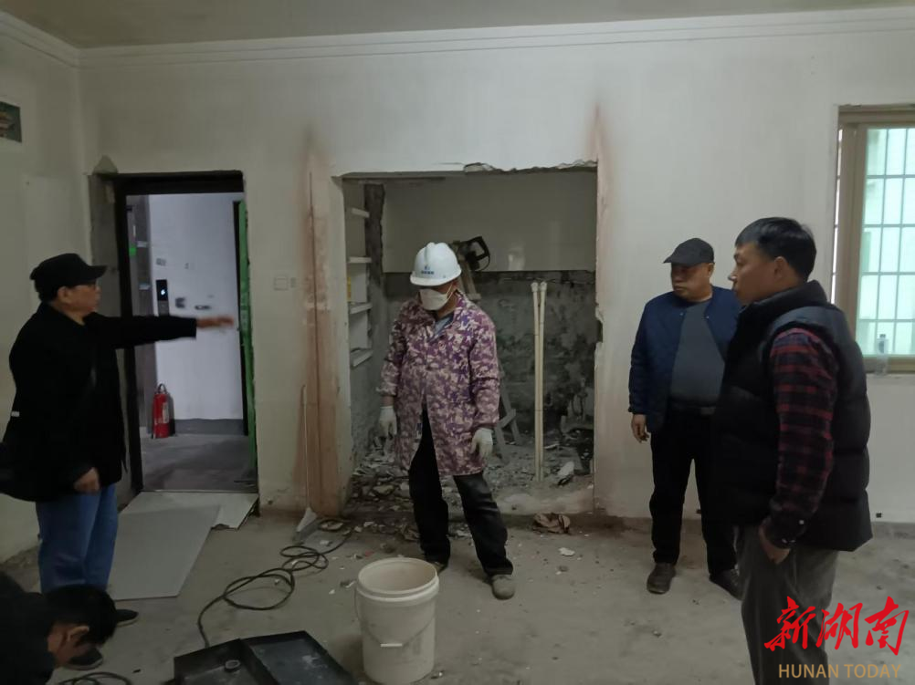 长沙汤家岭社区：整治“小散工程” 守护老旧小区安全