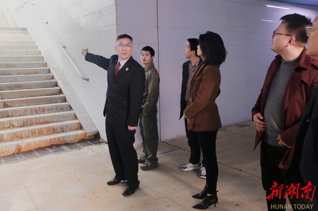 蒸湘区：亮了！“失明”通道重见光明！