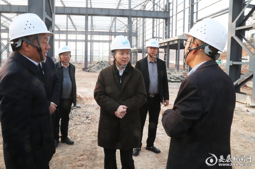 何朝晖调研钛材料产业重点项目