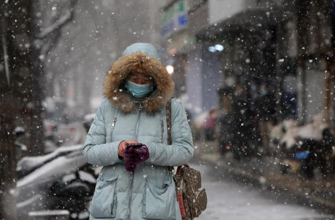 寒潮蓝色预警：我国大部日平均或最低气温将普遍下降6至10℃