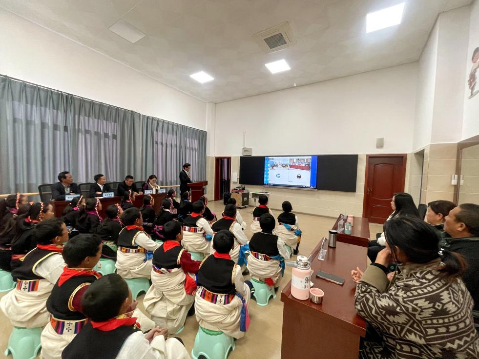 湘藏云端缔结教育共同体——株洲市天元区白鹤小学与西藏阿扎乡小学开展线上签约合作