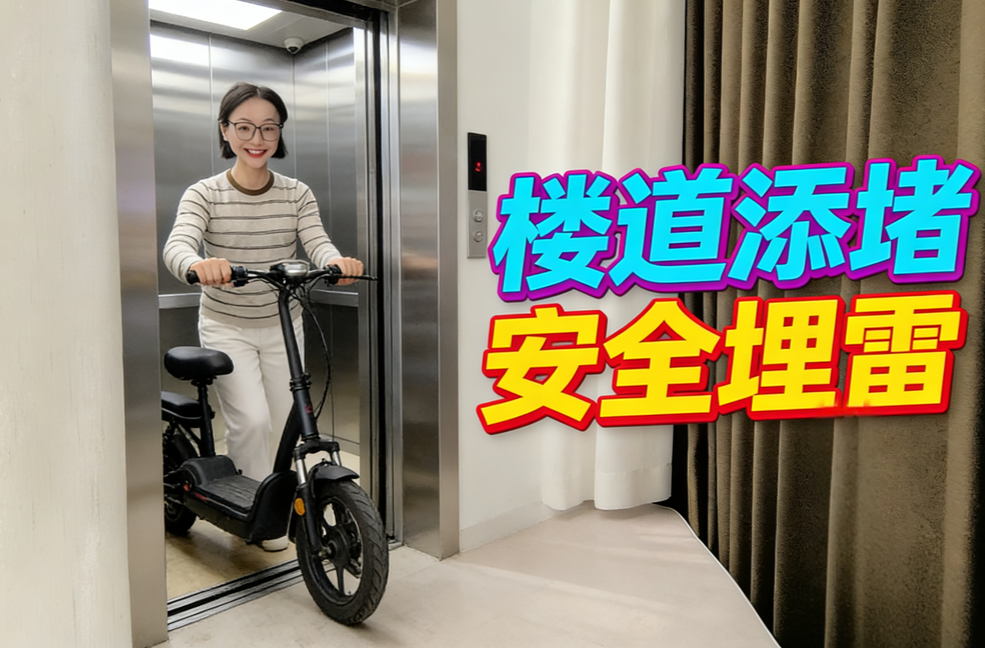 楼道堆杂物？电动车入户充电？违法！︱生活有说“法”·邻里“法”则③