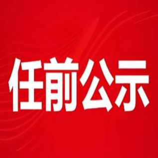 干部任前公示公告