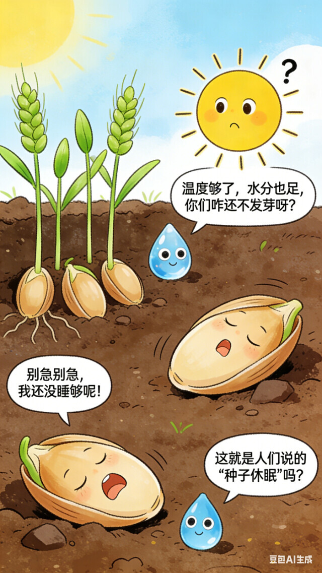 科漫剧场｜种子也会“赖床”？科学家揪出“智能开关”
