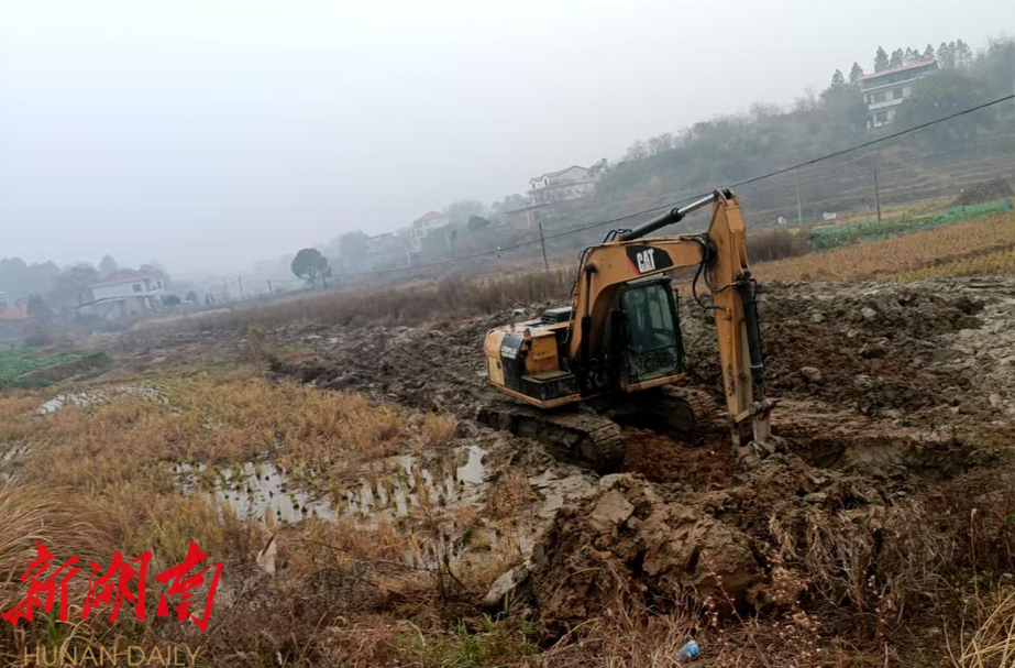 祁阳大村甸镇：冬修水利正当时 筑牢农业“水根基”