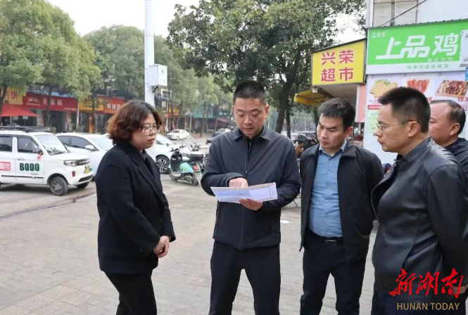 陈淼赴钱粮湖镇调研农贸市场提质改造工作