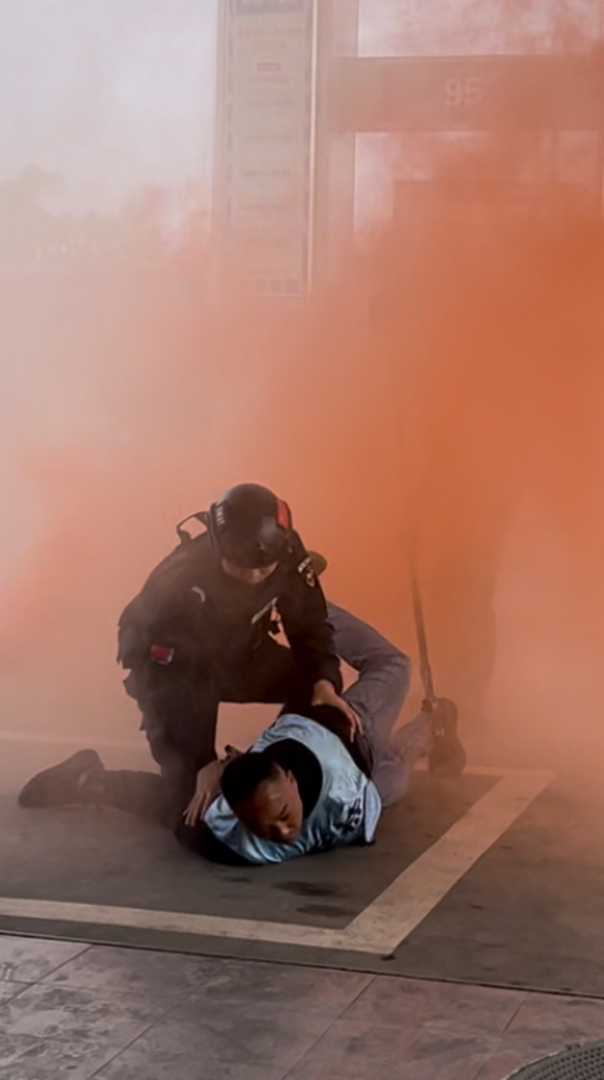 汨罗举行反恐实战演练，全民主题教育宣传周活动同步启动