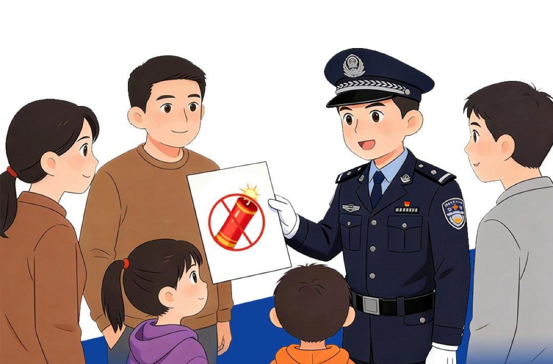 发现违规燃放、非法运输储存销售烟花爆竹的行为，请举报！