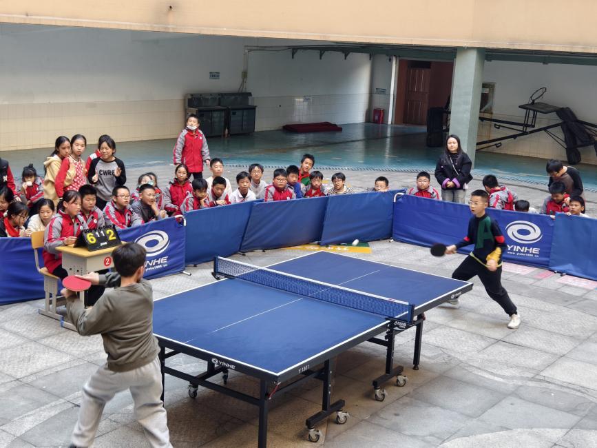 燃动乒乓！株洲市天元区建宁少年以球会友 赛场绽放活力光彩