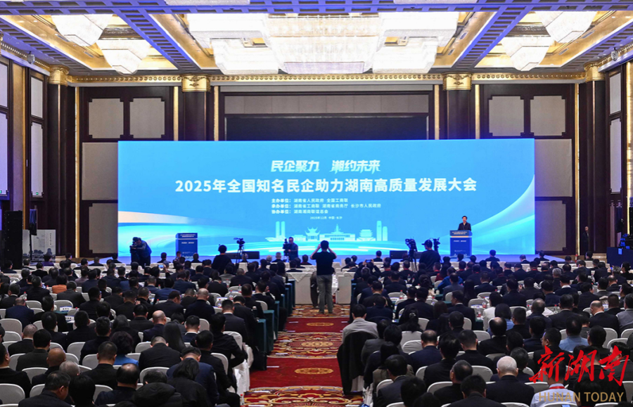 全国知名民企助力湖南高质量发展大会在长沙举行