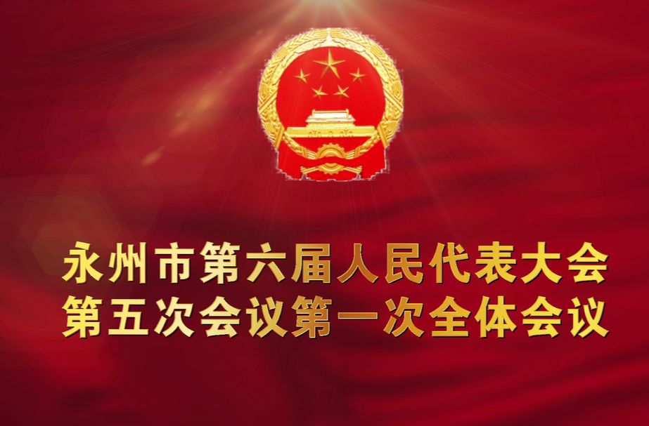  直播|永州市第六届人民代表大会第五次会议第一次全体会议