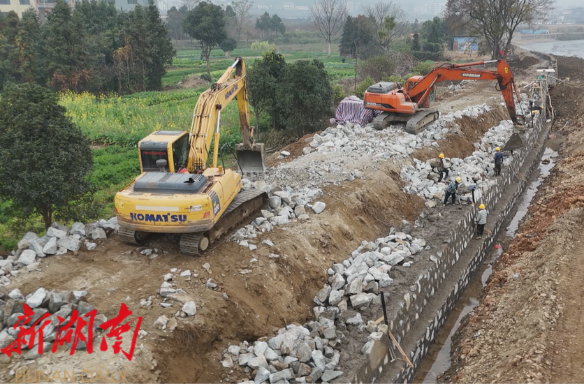 蓝山县冬修水利正当时 筑牢防洪安全线