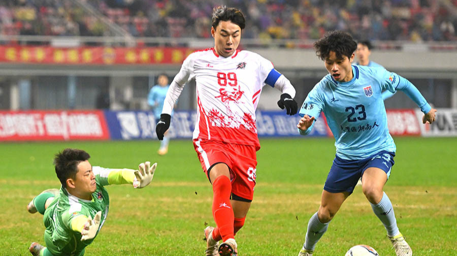 湘超友谊赛：长沙队3：2胜大湾区湖南人队