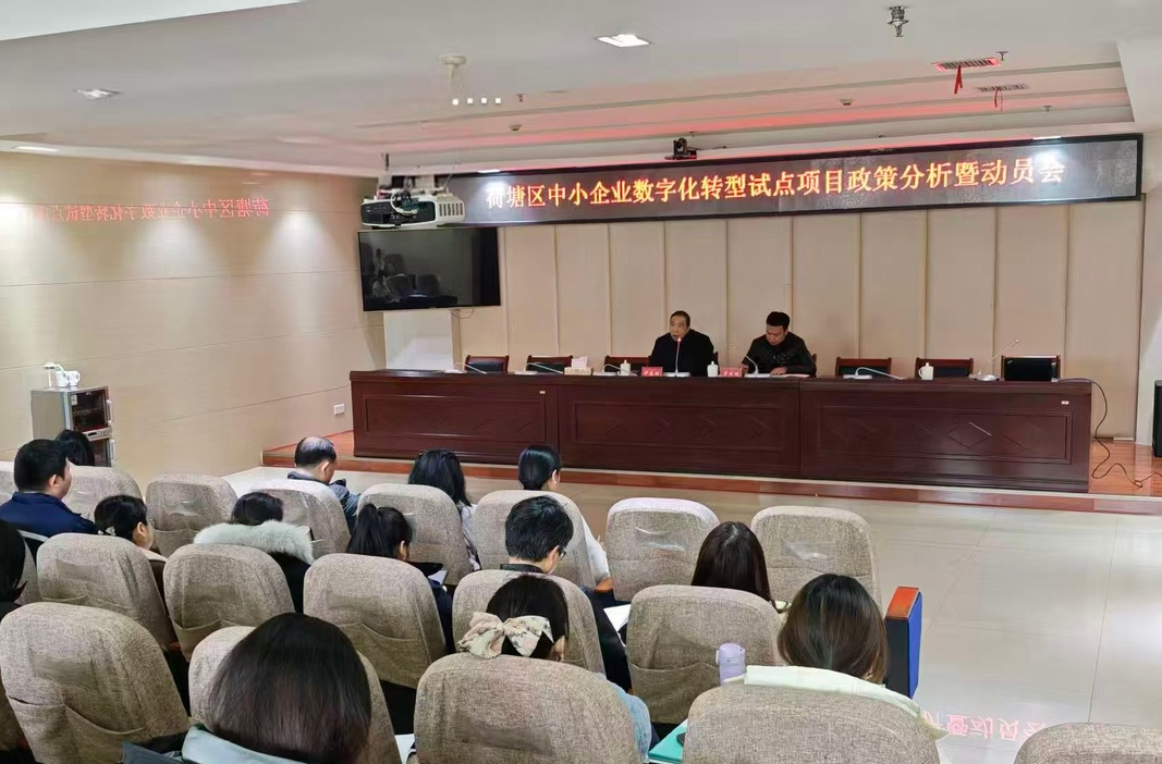 政企携手送红利 数字转型加速度——荷塘区中小企业数字化转型动员会亮点凸显