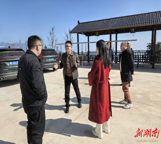 厚己集团来新化文田镇考察文旅产业发展
