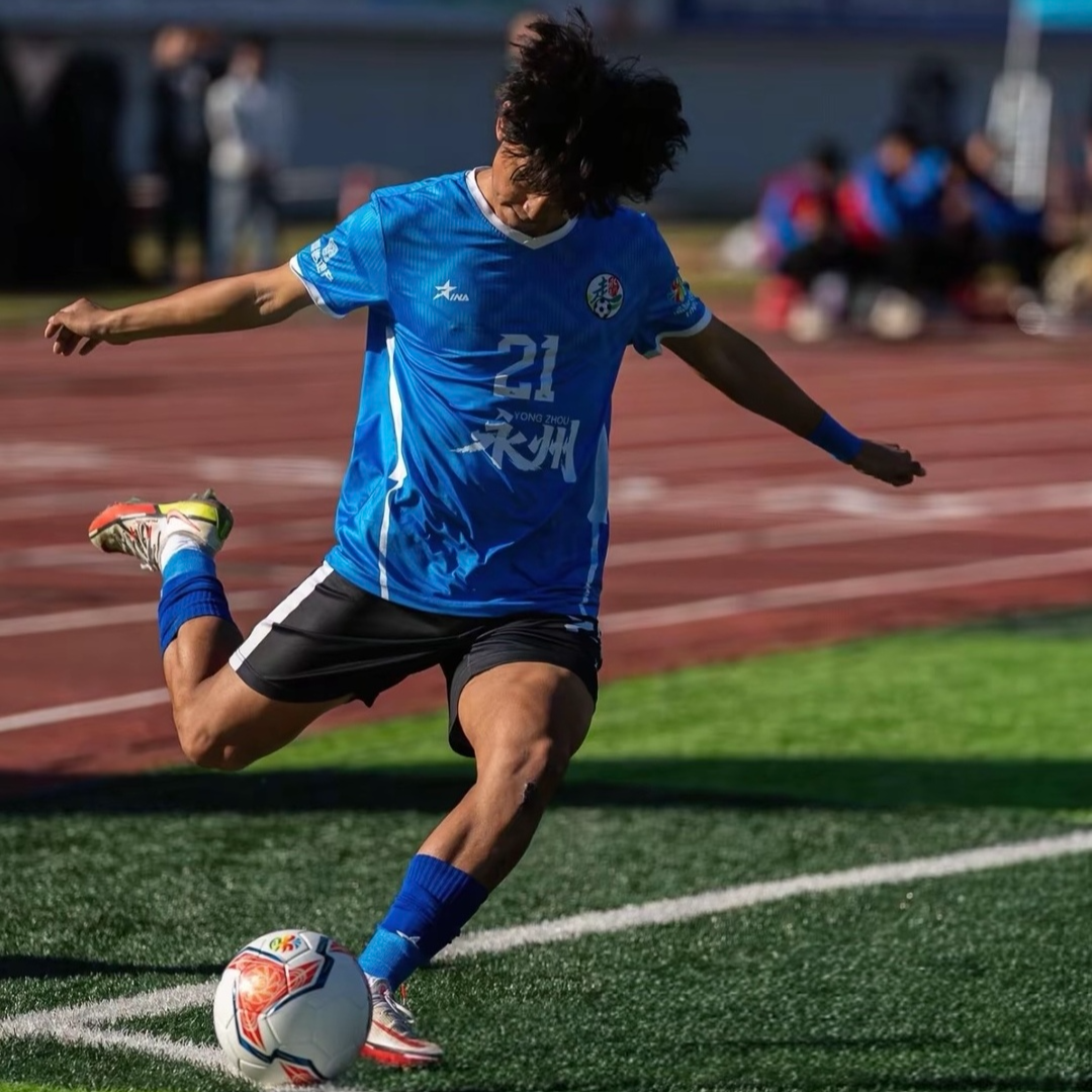 独家对话湘超“永州队角球王子”邢隽恺：角球没什么特别的，是越踢越自信了