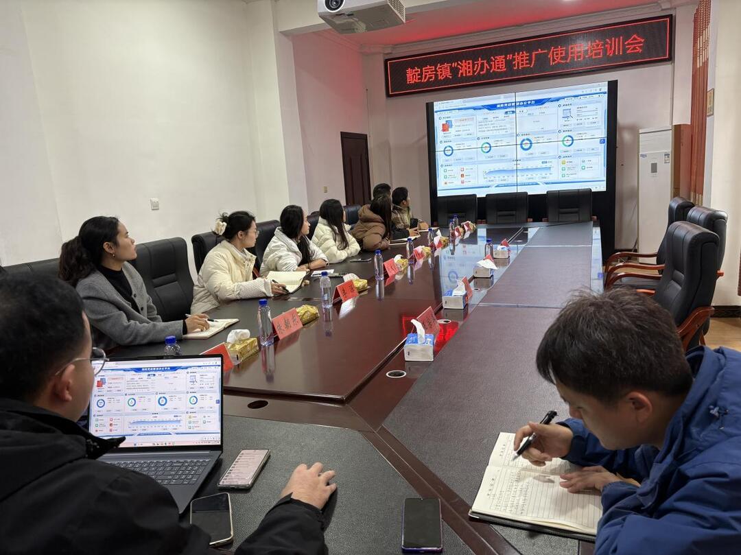 龙山靛房镇全域推行无纸化办公 行政效能提升近40%