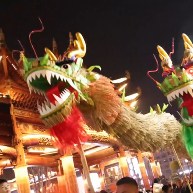 稻草龙+地花鼓+采莲船+蚌壳队！2026元旦假期，益阳明清古巷给你好看！