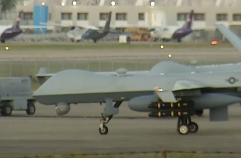 美军M-Q9“死神”无人机现身波多黎各