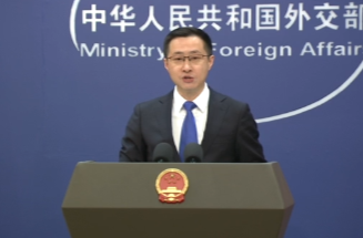 外交部：任何在台湾问题上越线挑衅的恶劣行径必将遭到中方坚决回击