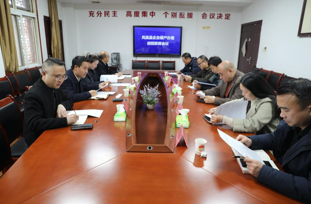 府院联动赋能营商环境 凤凰县为企业破产办理打通 “快车道”