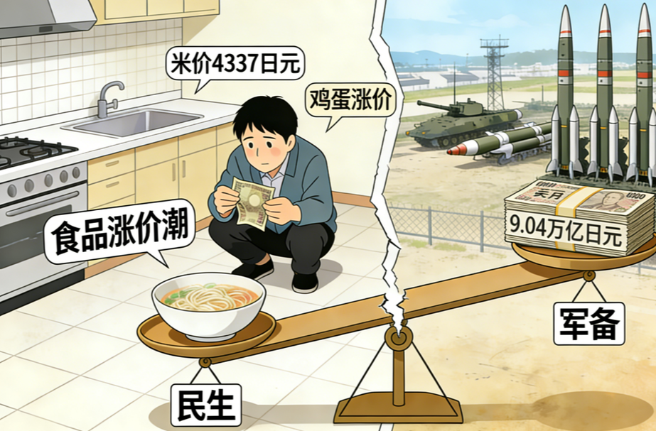 国际漫评：百姓吃紧，军备紧吃