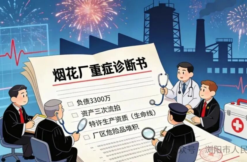 让企业重生，让债权兑现，让经济循环——看浏阳法院如何让一家濒危烟花企业“星火再燃”