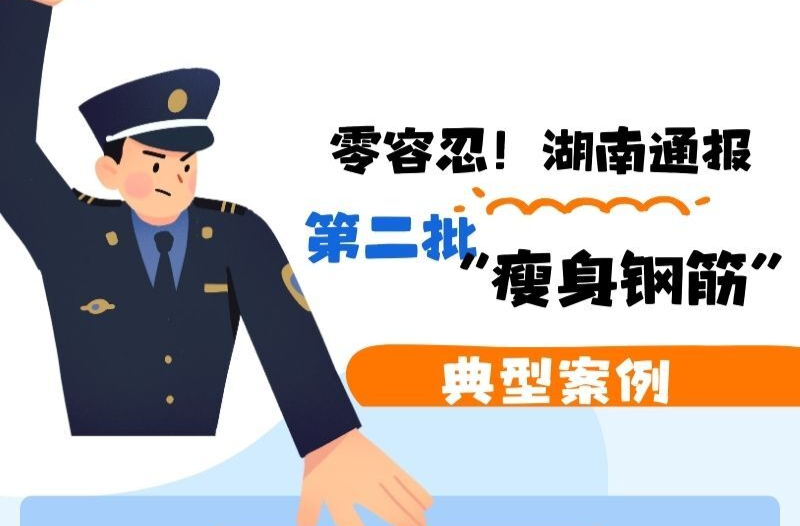 零容忍！湖南通报第二批“瘦身钢筋”典型案例