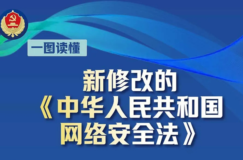 一图读懂新修改的《中华人民共和国网络安全法》