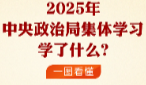 时习之丨2025年中央政治局集体学习学了什么? 一图看懂