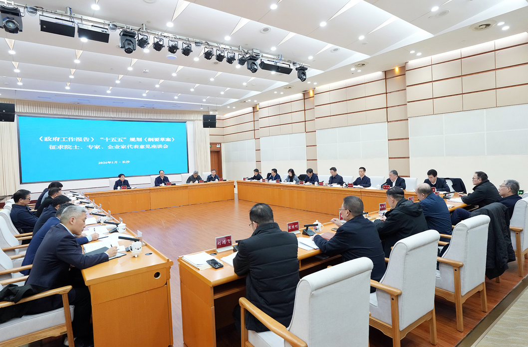 毛伟明就《政府工作报告》、“十五五”规划《纲要草案》征求院士专家企业家意见