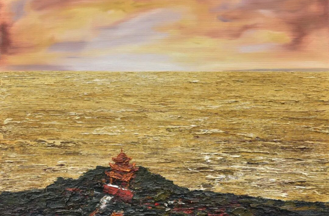 著名油画家段江华来岳阳传经送宝