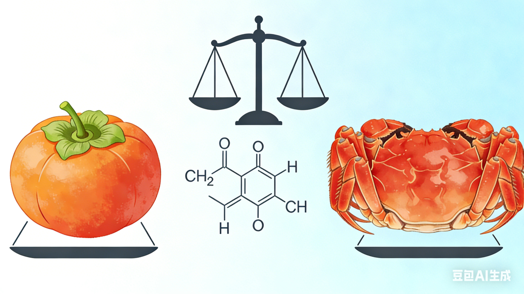 柿子和螃蟹真的相克吗？破解食物搭配的健康误区