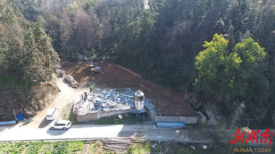 桃江县武潭镇全面完成禁养区退养，1.2万余平方米养殖场复耕复绿