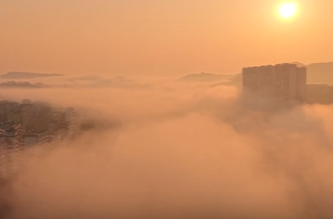 视频丨永兴：便江晨雾笼碧水 暖阳斜映入画来