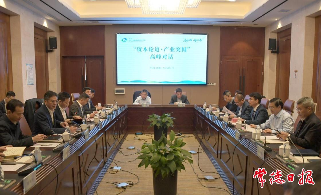 常德举行“资本论道·产业突围” 高峰对话活动