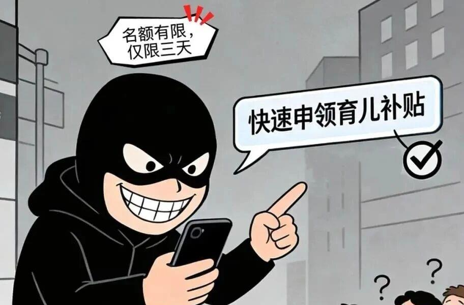 @宝妈宝爸 领取育儿补贴认准官方渠道 警惕高仿网站诈骗