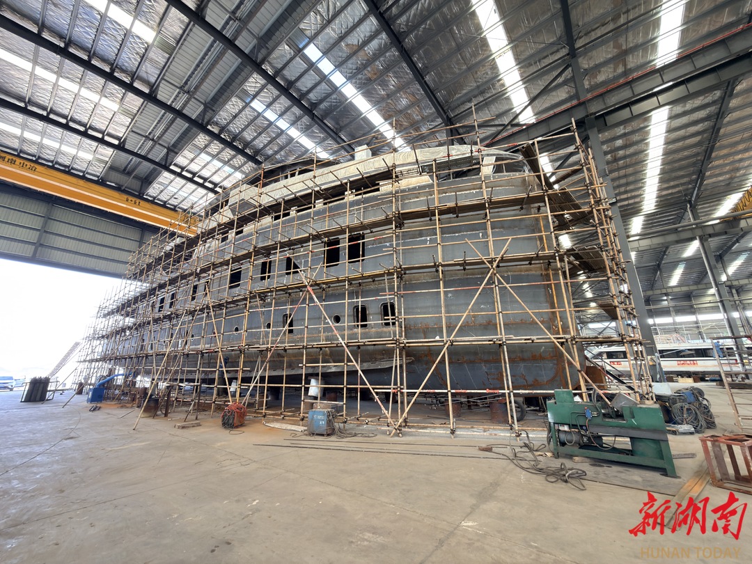 新年开新局｜“湖南造”游艇扬帆出海——探访沅江船舶制造产业园@湖南日报头版