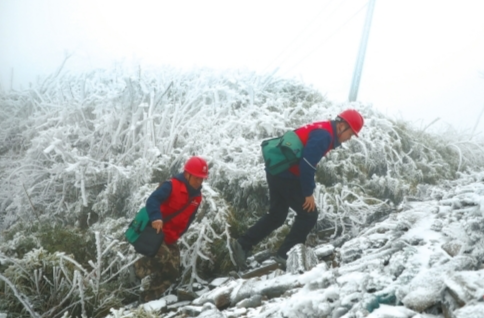 他们不惧寒冷@湖南日报图片新闻