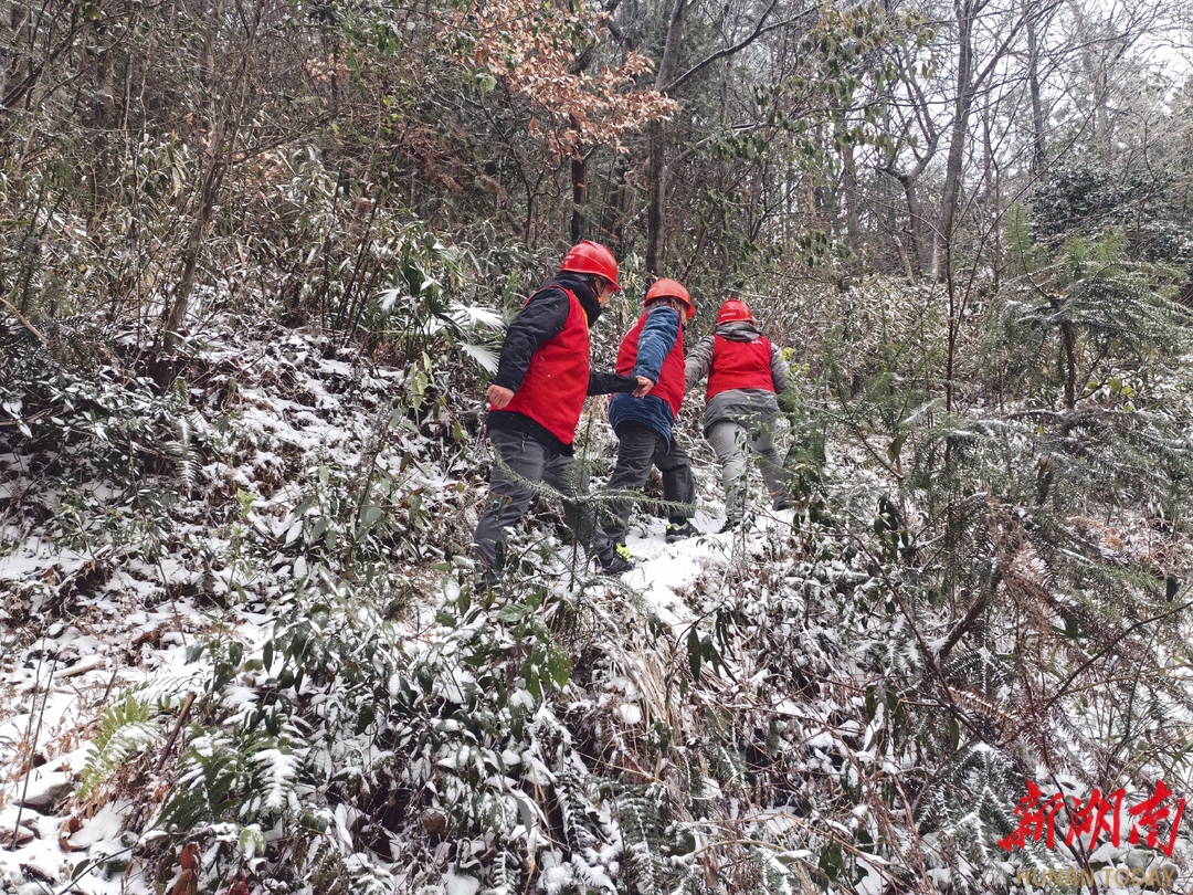 积雪封路，他们在寒冻中徒步3小时，只为保证一户老人正常用电