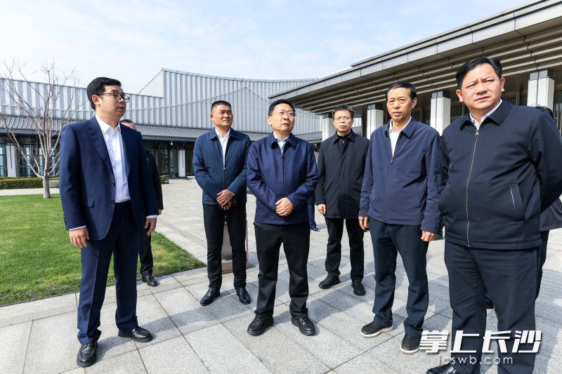 陈博彰调研自贸长沙片区会展区块规划建设工作