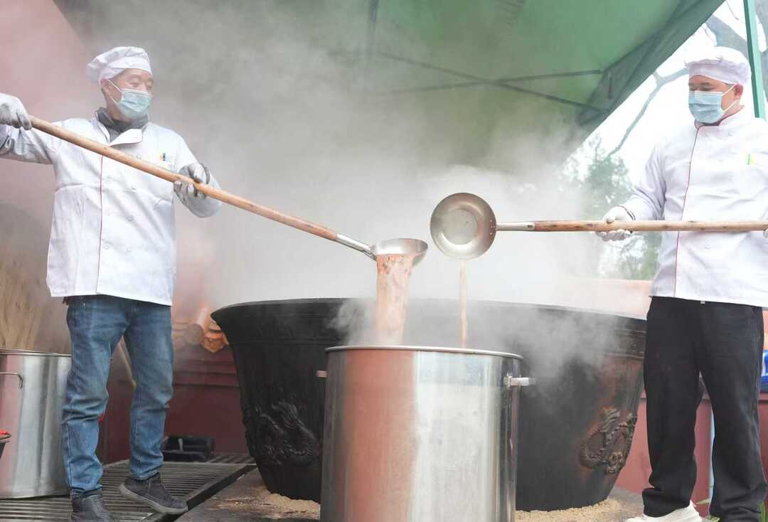 腊八粥 红春联 南岳腊八温暖而至