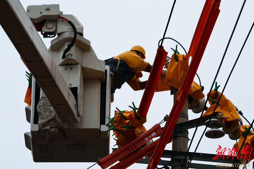 长沙县：线路抗冰改造为山区冬季旅游“加热”